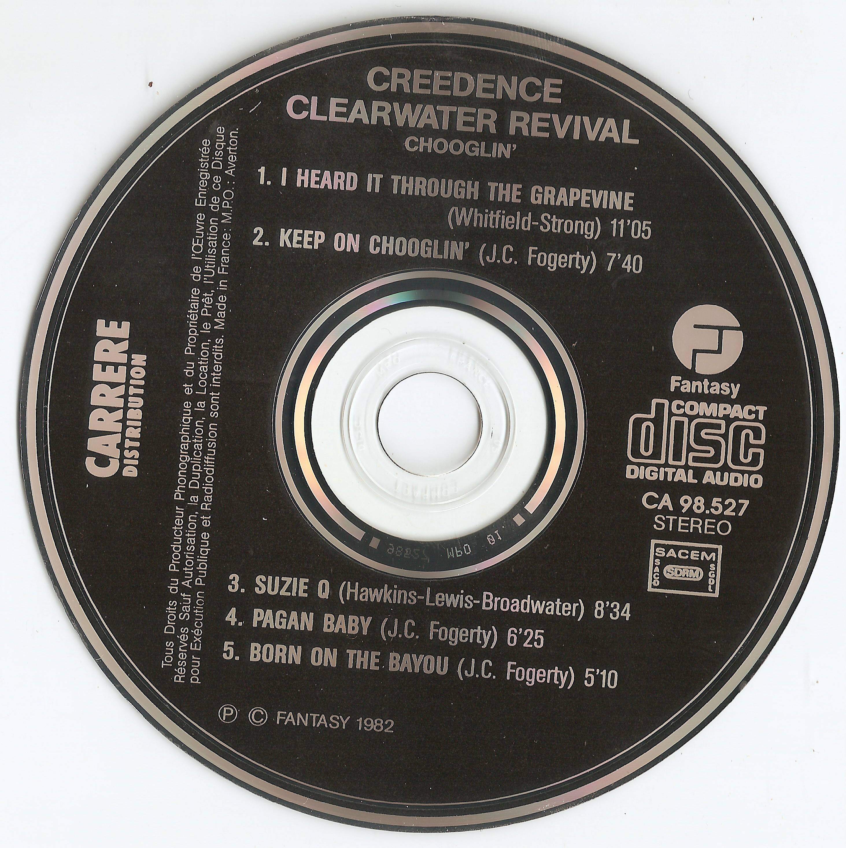 Creedence Clearwater Revival Chooglin : CD FR